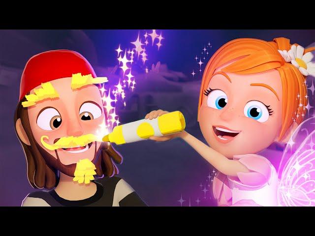 Pirate Dad LEARNS ART!! whats inside Adley's Fairy Creative Cave! new Spacestation Animation Cartoon