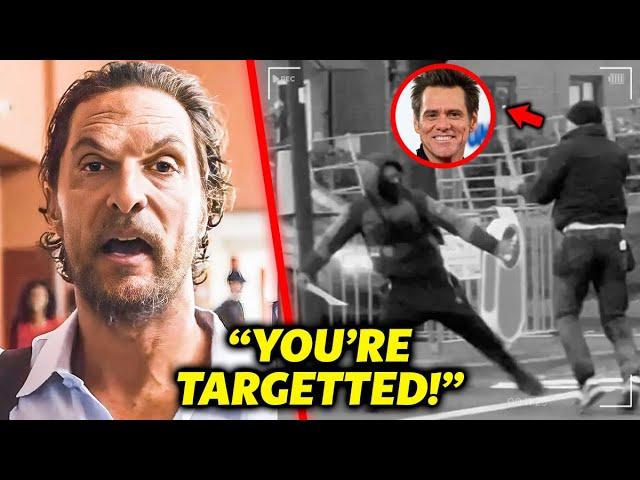 "FLEE THE COUNTRY!" Matthew McConaughey WARNS Jim Carrey About Hollywood