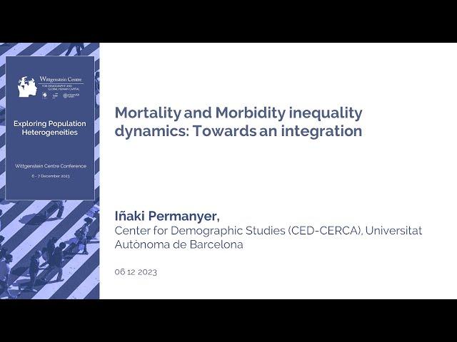 Mortality and Morbidity inequality dynamics: Towards an integration