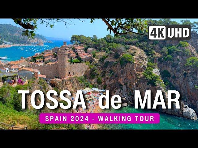 TOSSA DE MAR Walking Tour ️ SPAIN 2024 - "Walk Tossa Medieval Past!"