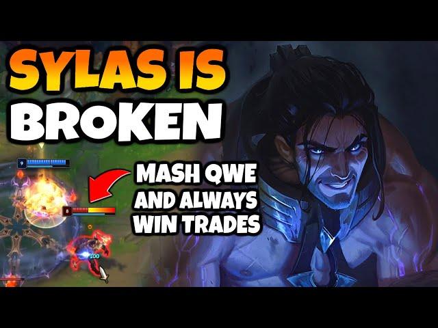 SYLAS is the MOST BROKEN MID. 50% CDR BUILD means you just MASH QWE and WIN.