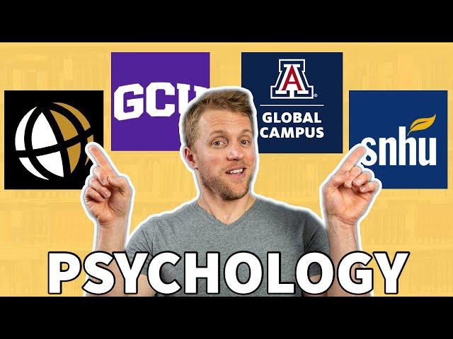 Best Online Psychology Degree Programs (SNHU vs Purdue Global vs Grand Canyon vs Capella University)