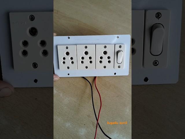 1 switch 3 socket Board connection