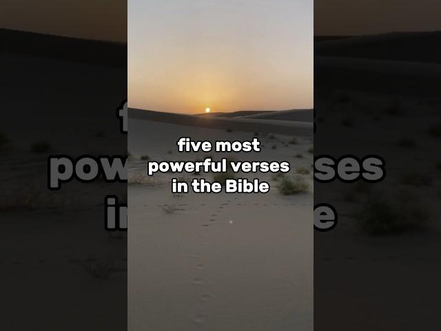 5 Most Powerful Verses In The Bible