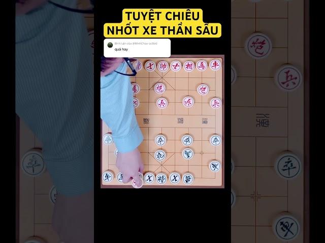 Học Cờ Tướng - Tuyệt Chiêu Nhốt Xe Thần Sầu #shorts #cotuong #cotuongdinhcao #cotuonghay