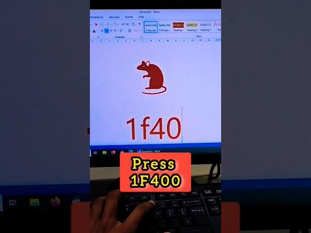 Mouse Short Cut Key Ms Word #shortcutkeys #computer