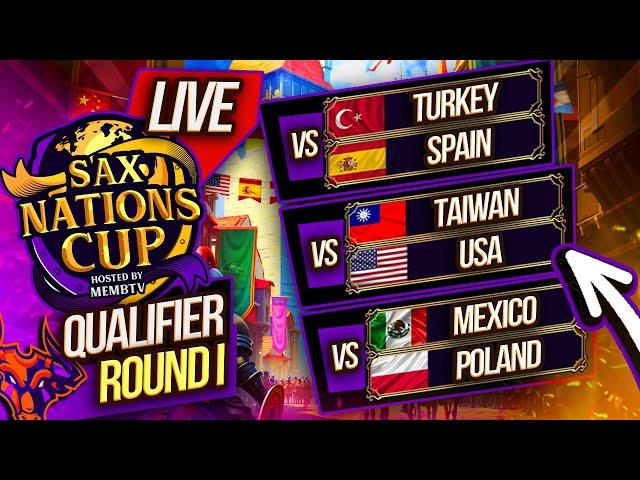 SAX NATIONS CUP Qualifiers R1, Turkey vs Spain,Taiwan vs USA, Mexico vs Poland #aoe2  (30-09-24)