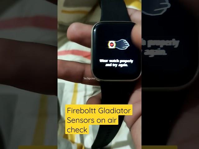 Fireboltt Gladiator  sensors  check over to air #fireboltt #techpoke
