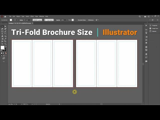  How to Set Tri-Fold Brochure Size in Adobe Illustrator