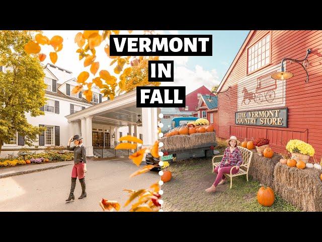 Vermont Fall Road Trip // Woodstock Vermont // Vermont Scenic Drives