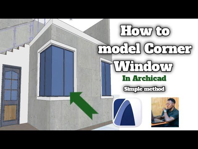 Archicad tutorial on corner window