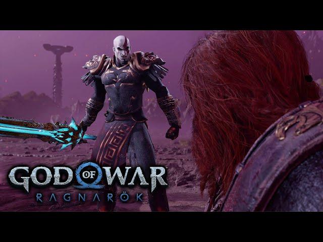 PS2 GOD ARMOR KRATOS Final Battle VS Thor - WITH OLD GOW2 MUSIC! (God of War Ragnarok Valhalla Mod)