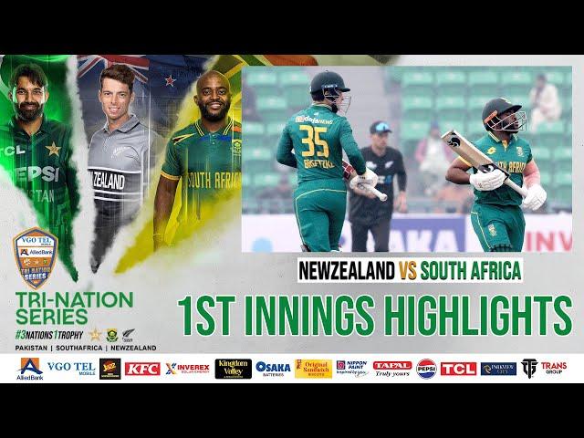 1st Innings Highlights | New Zealand vs South Africa | 2ndODI | Tri-Nation Series 2025 | PCB | M2J1A