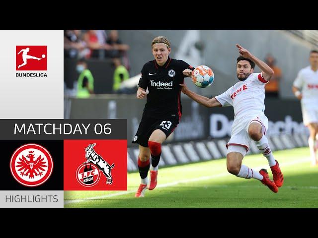 Eintracht Frankfurt - 1. FC Köln 1-1 | Highlights | Matchday 6 – Bundesliga 2021/22