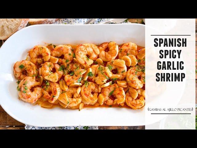 The BEST Spicy Garlic Shrimp with a DEEP Garlic Flavor | Easy Recipe