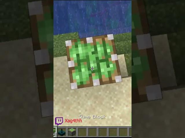 Minecraft Otomatik Trambolin Yapımı #shorts