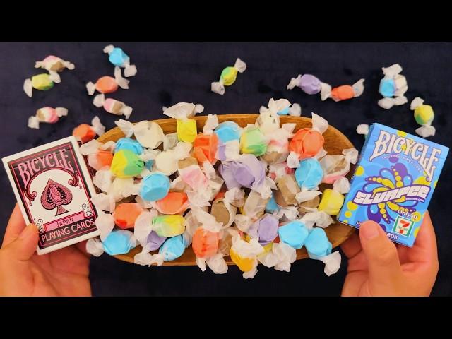 +1 HOUR of Mouth Watering Salt Water Taffy ~ Candy 'n' Solitaire ~ ASMR Solitaire #646