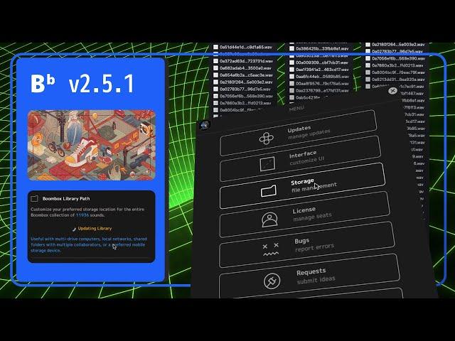 Boombox v2.5.1 — update overview (Bᵇ)