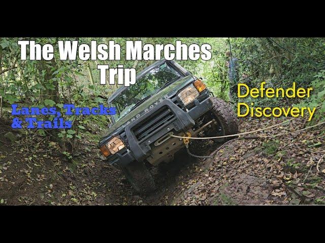 Green Laning - The Welsh Marches, Landrover Defender & Discovery