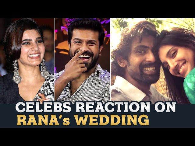 TFI Celebs Reaction On Rana's Wedding | Miheeka Bajaj | Manastars