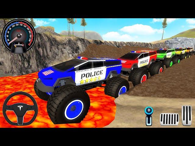 Juegos De Carros - Police Monster Trucks Impossible Driver #2 - Car Extreme Racing Android GamePlay