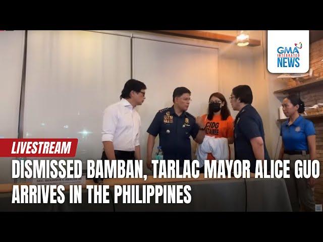 LIVE: Dismissed Bamban, Tarlac Mayor Alice Guo arrives in the... (Sept 6, 2024) - Replay