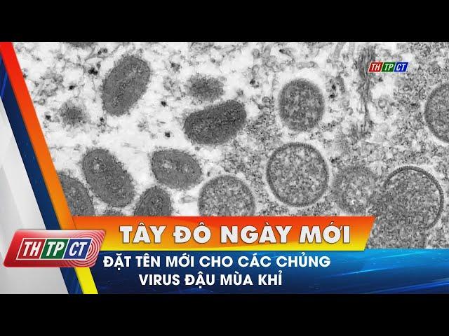 Đặt tên mới cho các chủng virus đậu mùa khỉ | Cần Thơ TV