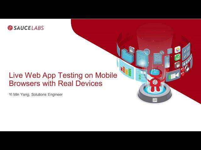 Live Web App Testing on Mobile Browsers with Real Devices using Sauce Labs