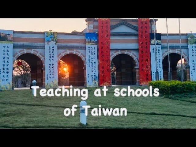 Teaching at school of Taiwan