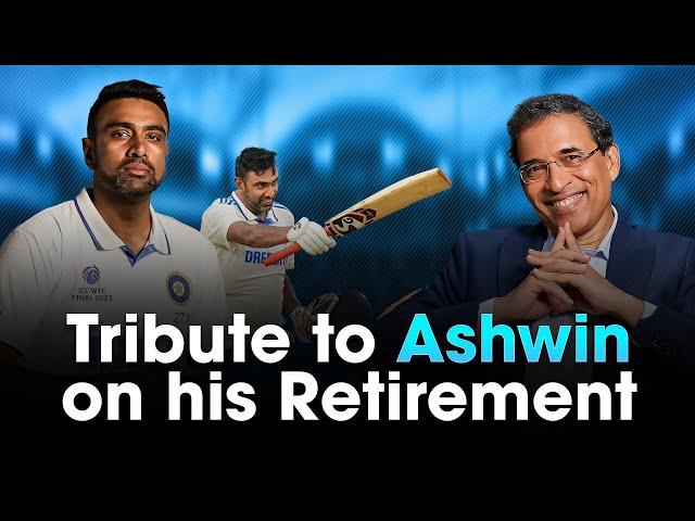 Harsha Bhogle’s Tribute To Ravichandran Ashwin On His Retirement @AshwinRavi99