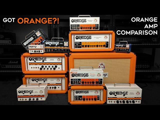 ORANGE Amplifier Comparison With 12 Amps! (Clean, Crunch & Heavy)