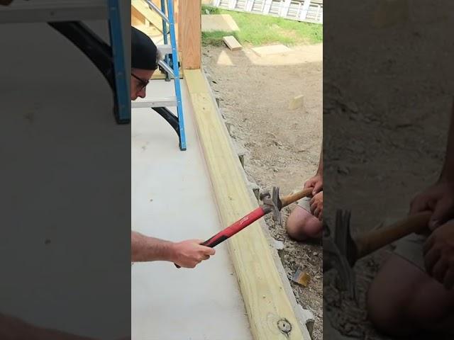 3 Hit CHALLENGE! #hammer #nail #building #carpenter