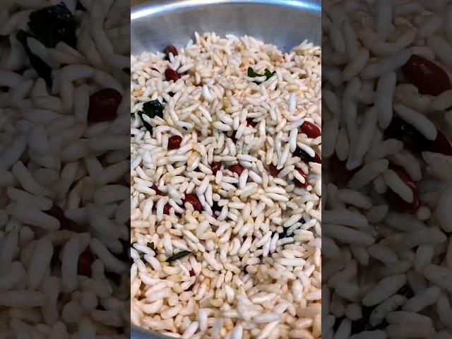 Puffed rice with curryleaf #foodsrecipes #food #cooking #foodsrecipes #cookingfood #recipe