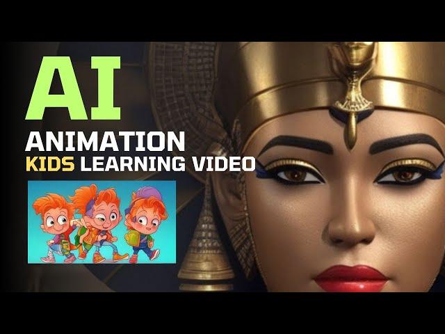 AI Animation | Kids Learning Videos | Earn Money With AI By Creating Animation Video