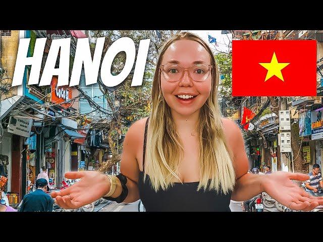 First Day Exploring HANOI! (The Old Quarter is CRAZY!) 