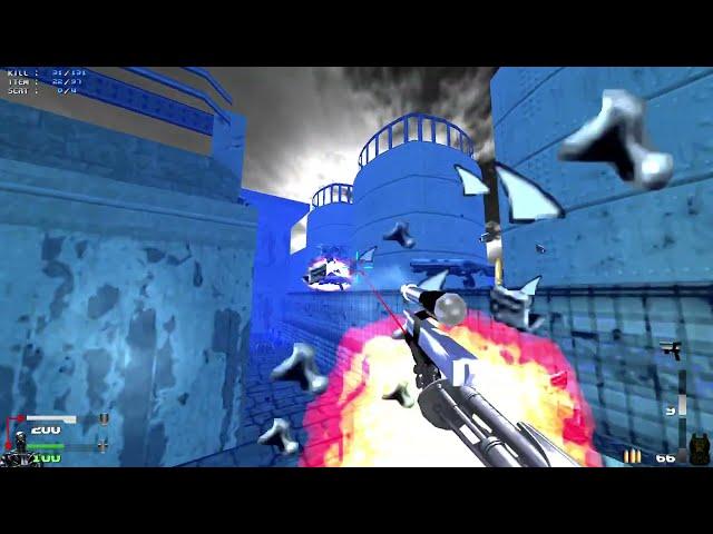 T64 Weapons - Terminator vs Immortal Warfare vs Rampancy - Map 04 (Doom 2 Mod) 4K 60FPS