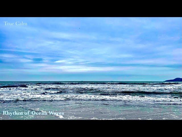 True Calm - Rhythm of Ocean Waves - Relax with Soothing Ocean Waves for Focus and Meditation.