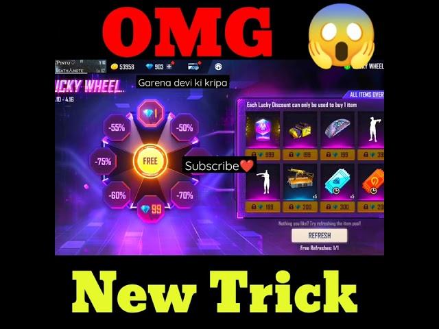 new fire fire tips and tricks / only 1 diamond 100% / free fire new event #shorts #ytshorts #viral 