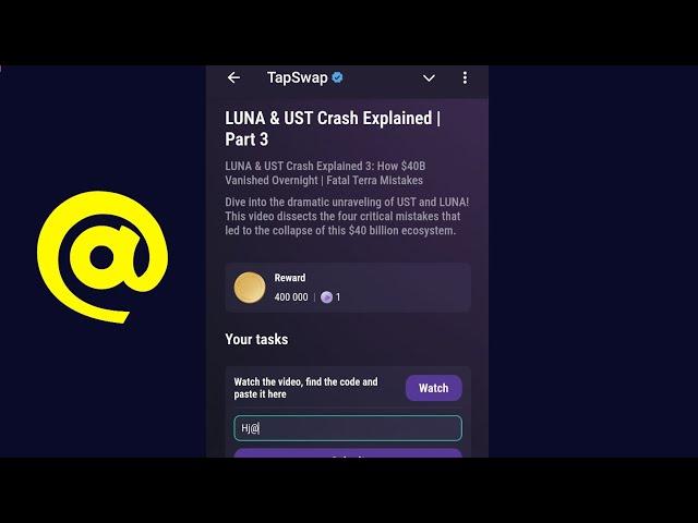 LUNA & UST Crash Explained | Part 3 | Tapswap Code