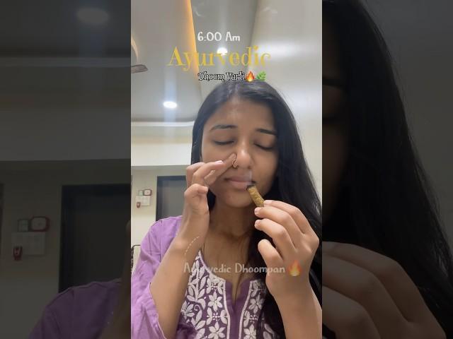 Ayurvedic Dhoom varti #ayurveda #youtubeshorts #instagram #viralvideo #trendingreels #viralreel
