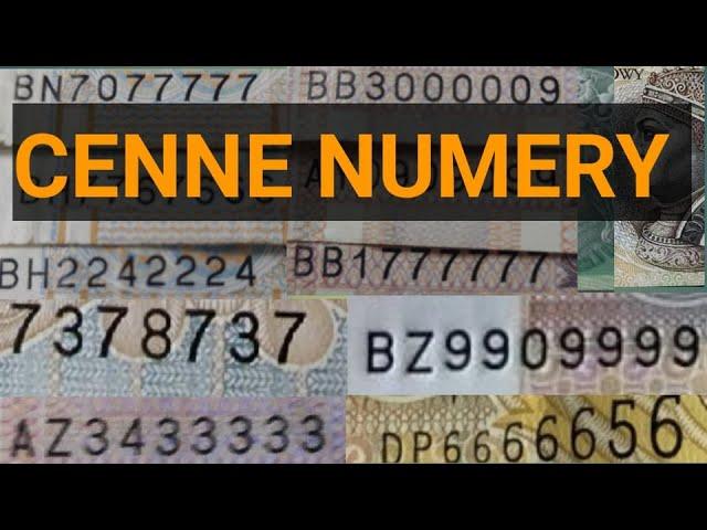 Cenne numery Banknotów, wycena numerów banknotów nadesłanych przez widzów, ceny Październik 2021