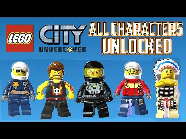 LEGO City Undercover All Characters Unlocked (All 305 Characters Remastered Edition)