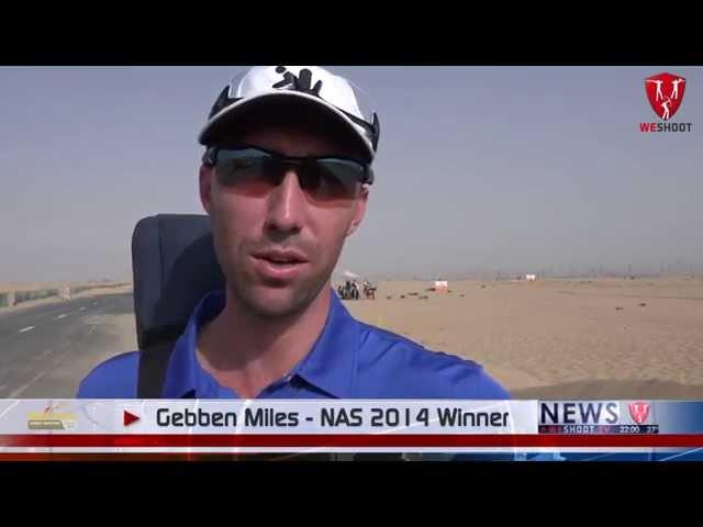 WeShoot App : Gebben Miles, 2014 NAS Winner - 2015 Nad Al Sheba Shooting Competition