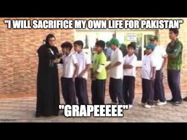 Grape  pledge from pakistani kids