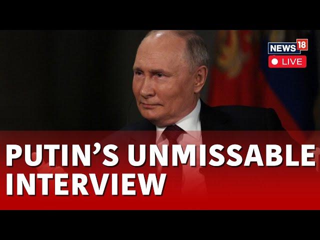 Tucker Carlson | Putin Interview LIVE | Tucker Carlson In Conversation With Vladimir Putin | N18L