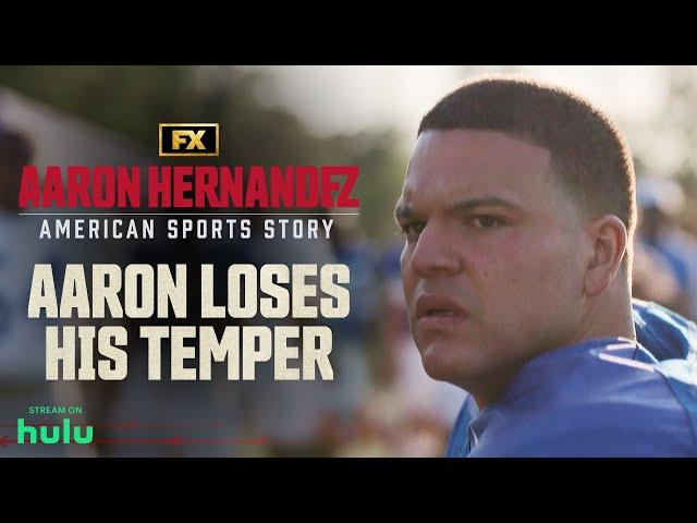 Aaron Loses His Temper on the Field - Scene | American Sports Story: Aaron Hernandez | FX