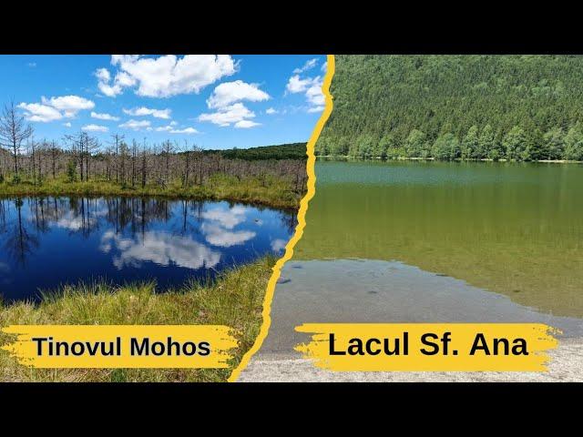 Lacul vulcanic Sf. Ana si Tinovul Mohos din Harghita  - Doua locuri unice in Romania