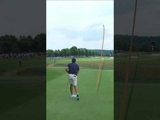 BOOM! @brysondechambeau drives the green on the par-4 4th.  #livgolf #shorts