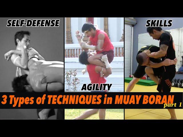 3 Types of Techniques in Muay Boran (part 1): Self-Defense Overview