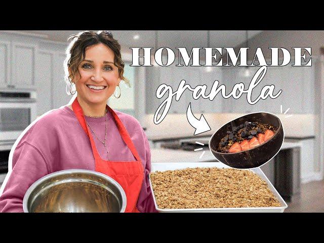 Make Easy HOMEMADE Granola with Me | Mindy McKnight